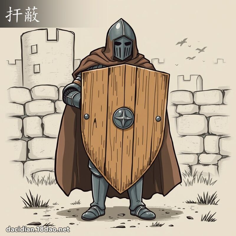 扞蔽 - 国语大辞典配图