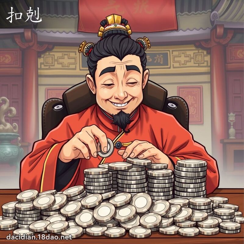扣剋 - 国语大辞典配图