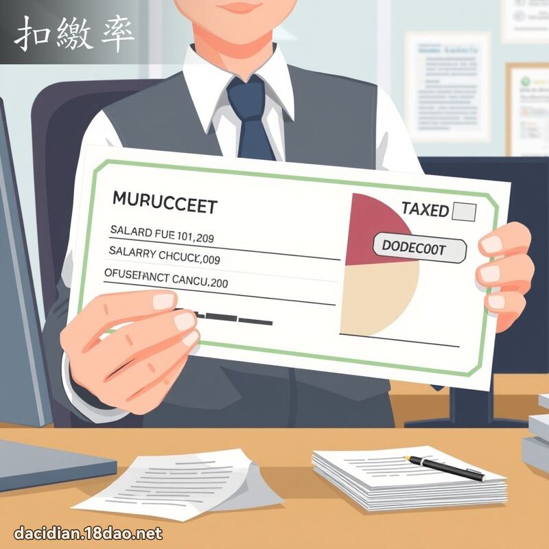 扣缴率 - 国语大辞典配图