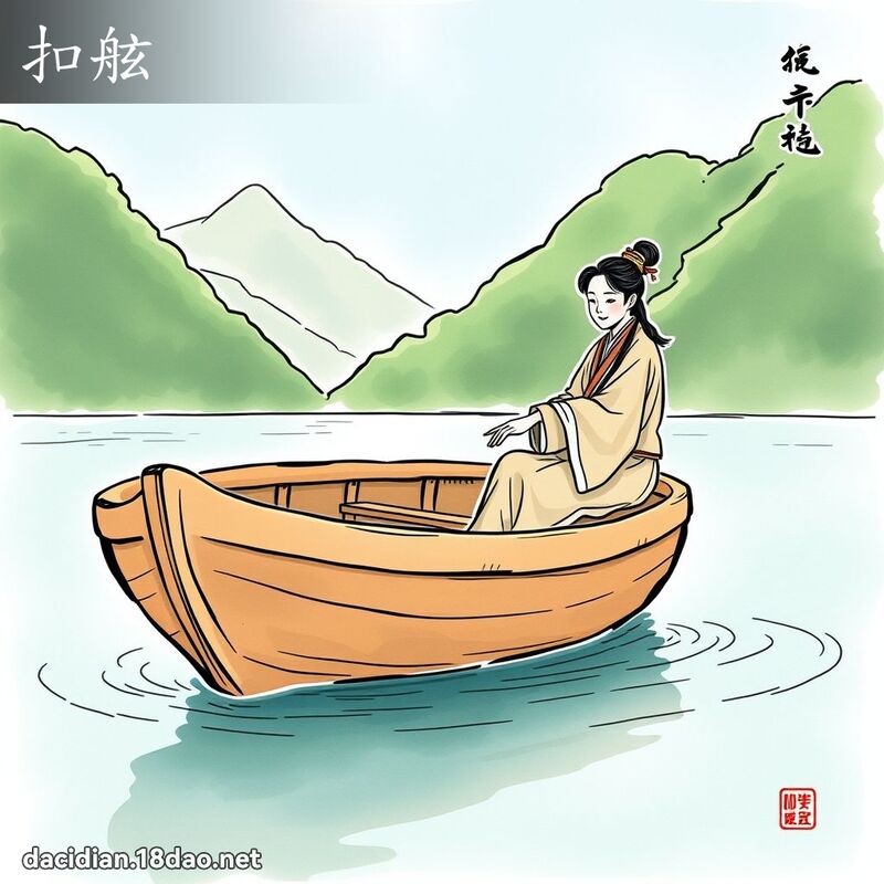 扣舷 - 國語大辭典配圖