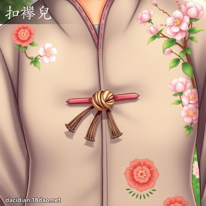 扣襻兒 - 國語大辭典配圖
