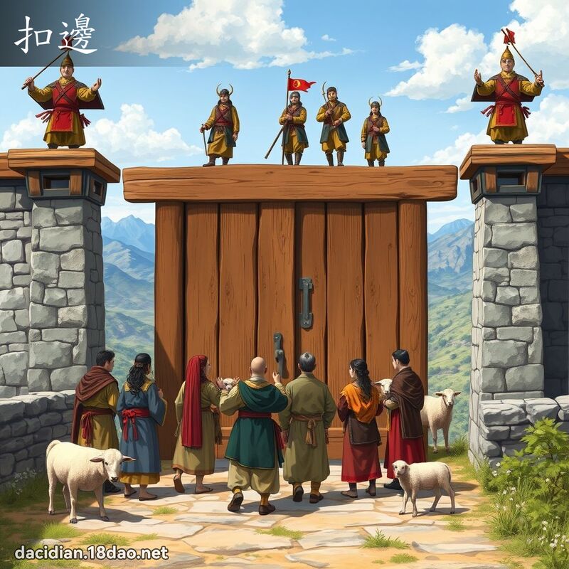 扣边 - 国语大辞典配图