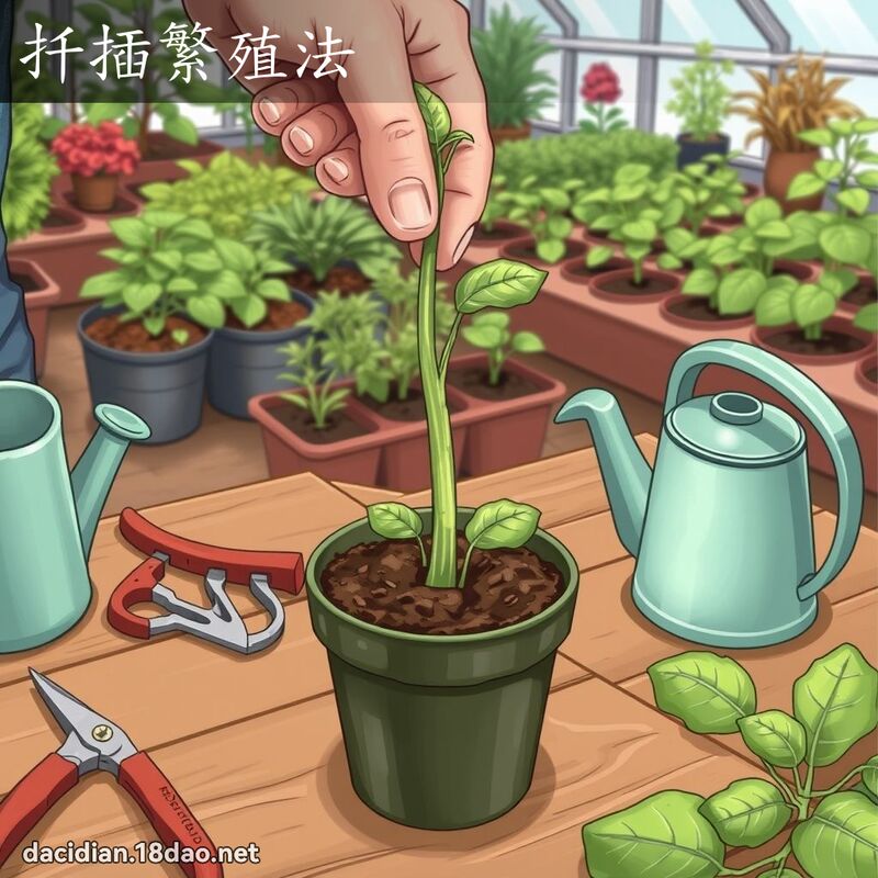 扦插繁殖法 - 国语大辞典配图