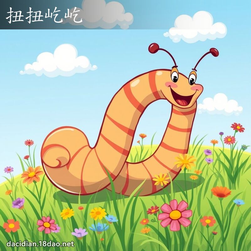 扭扭屹屹 - 國語大辭典配圖