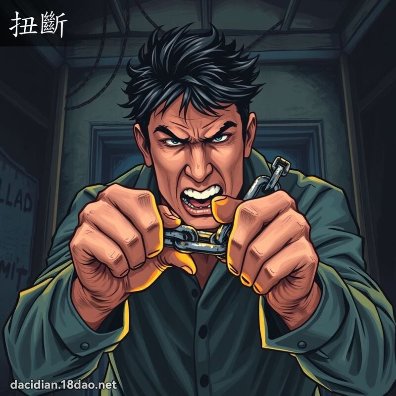 扭断 - 国语大辞典配图