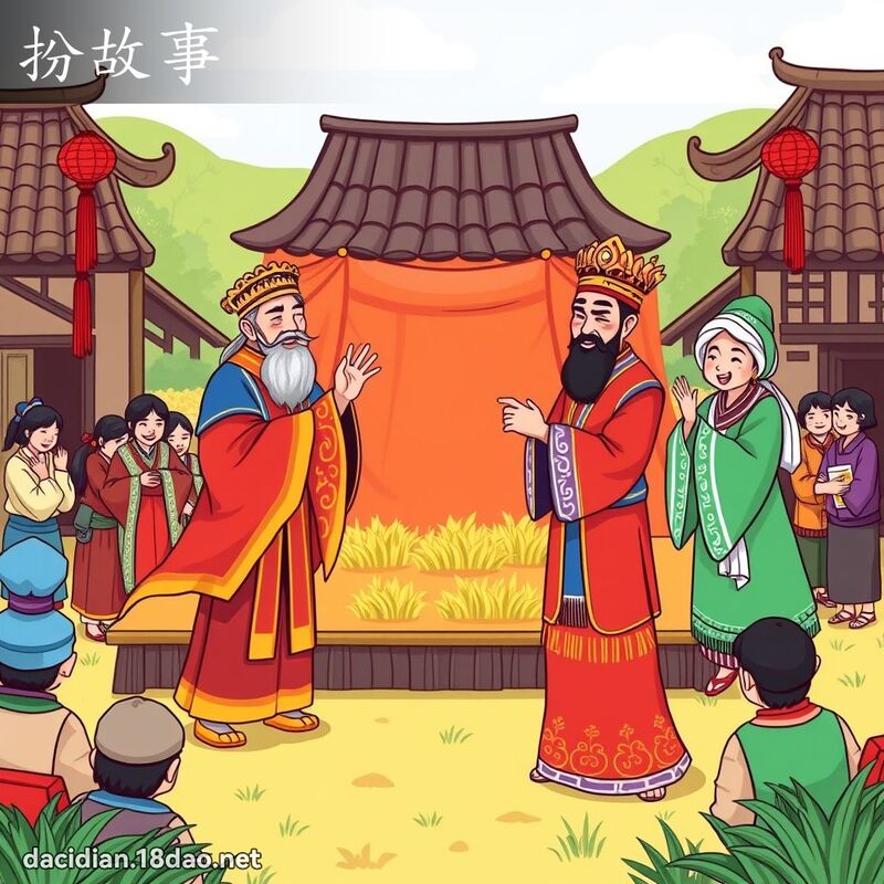 扮故事 - 国语大辞典配图