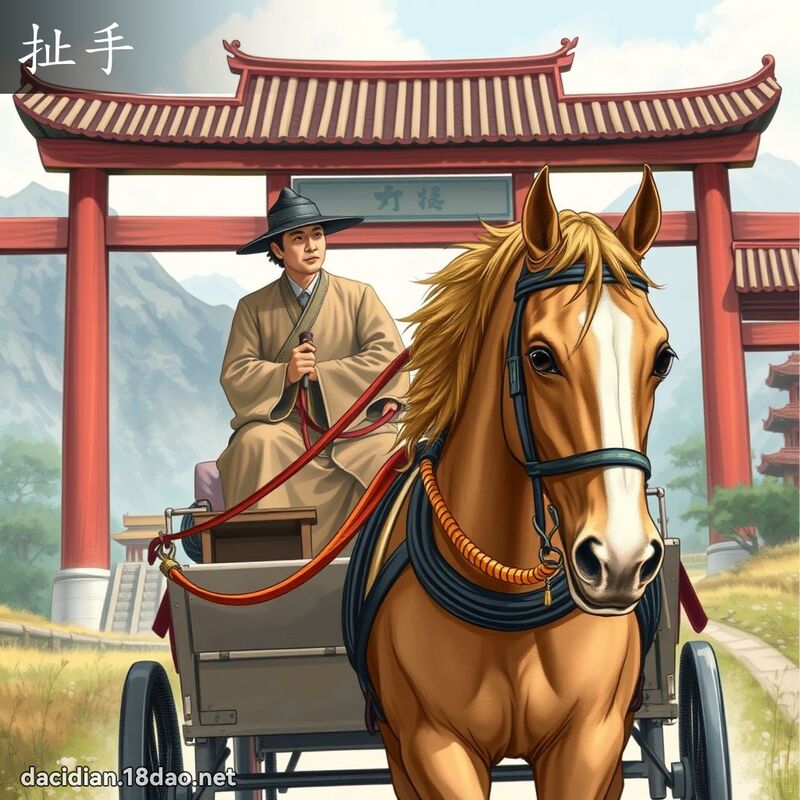 扯手 - 国语大辞典配图