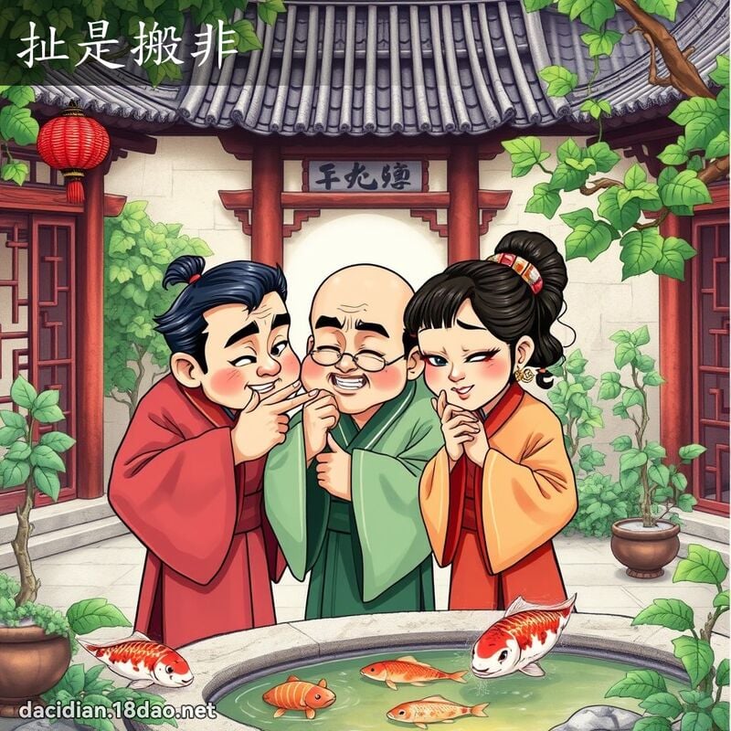 扯是搬非 - 国语大辞典配图