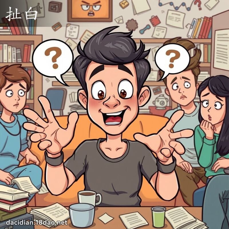 扯白 - 国语大辞典配图