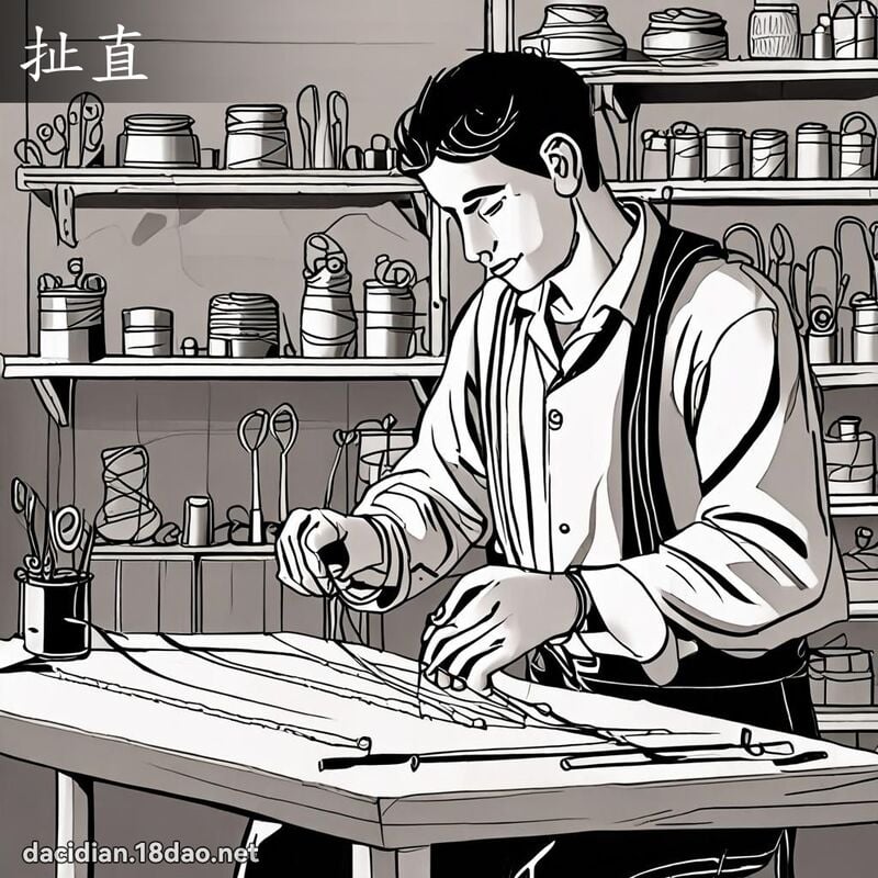 扯直 - 国语大辞典配图
