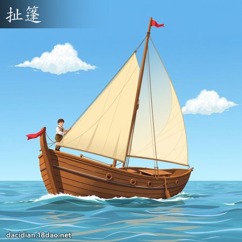 扯篷 - 国语大辞典配图