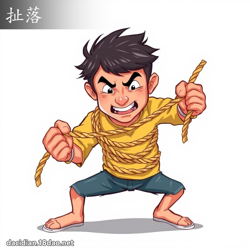 扯落 - 国语大辞典配图