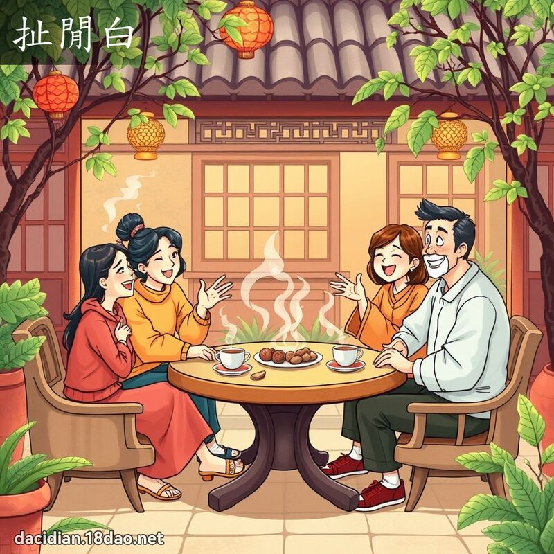 扯闲白 - 国语大辞典配图
