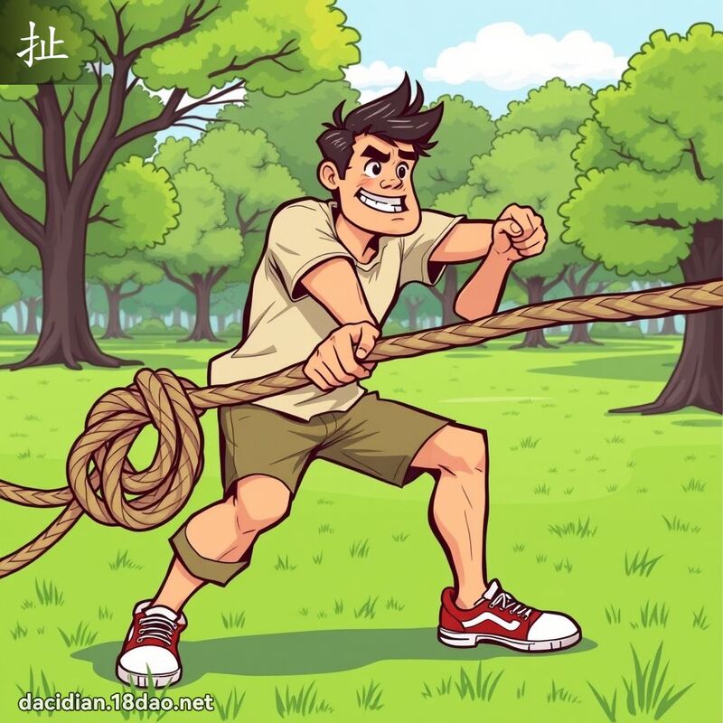扯 - 國語大辭典配圖