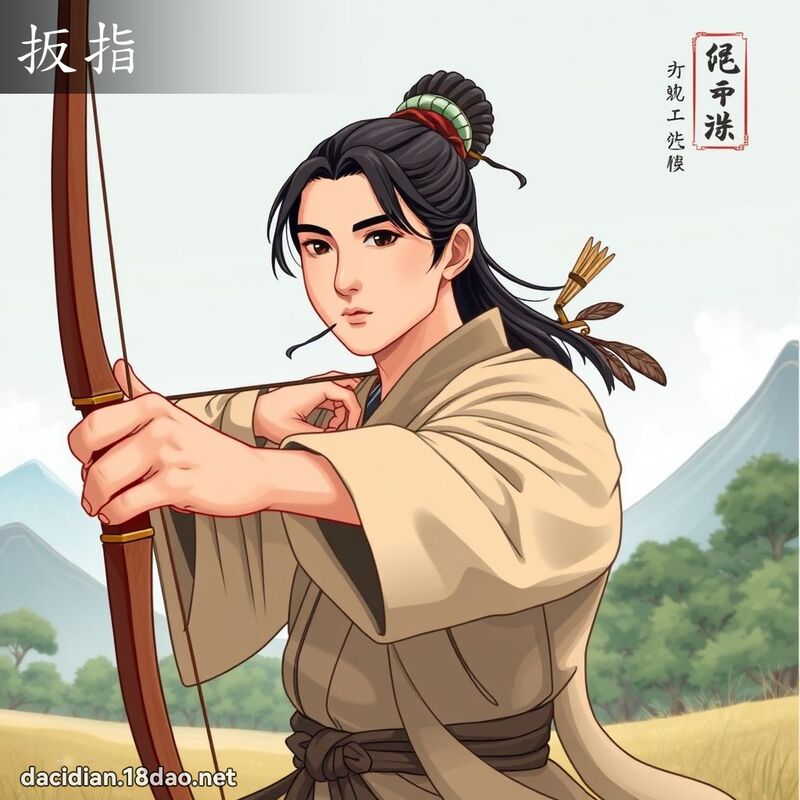 扳指 - 国语大辞典配图