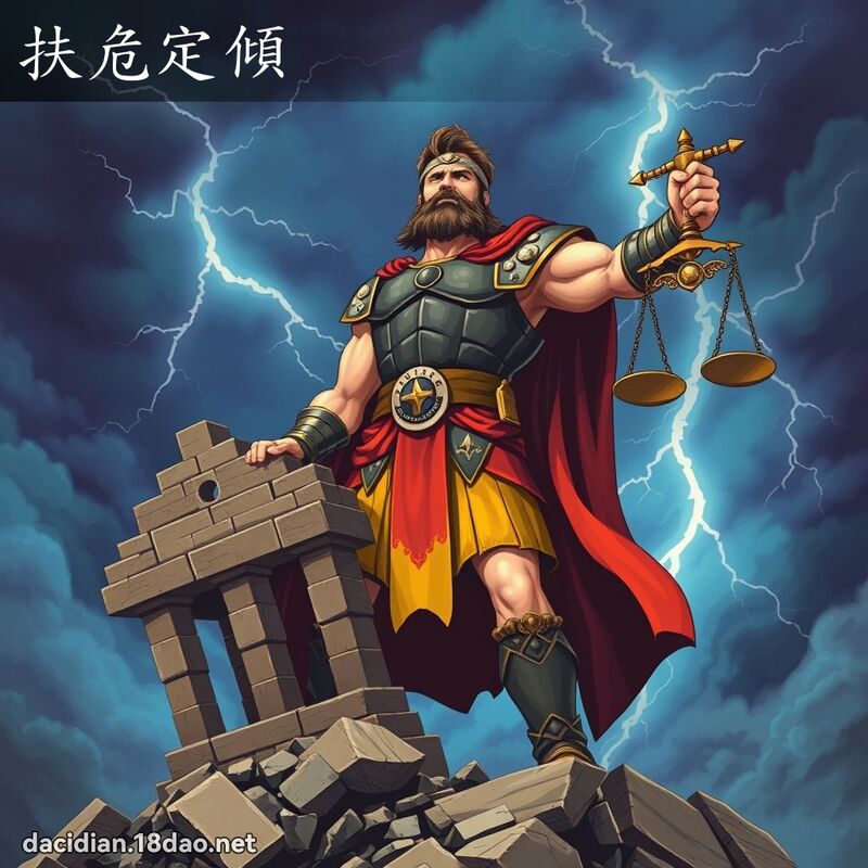 扶危定傾 - 國語大辭典配圖