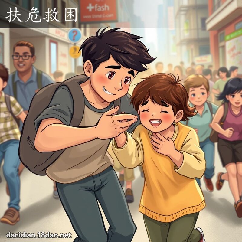扶危救困 - 國語大辭典配圖