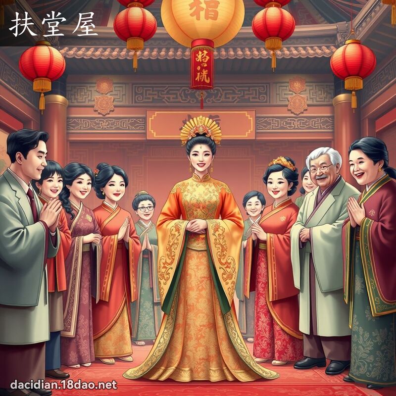 扶堂屋 - 國語大辭典配圖