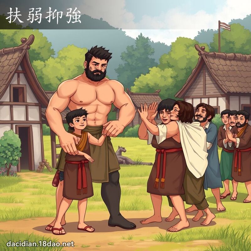 扶弱抑强 - 国语大辞典配图