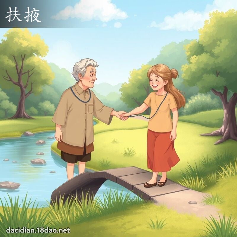 扶掖 - 国语大辞典配图