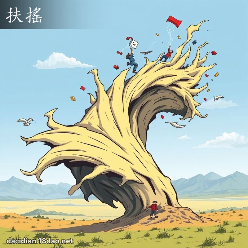 扶搖 - 國語大辭典配圖