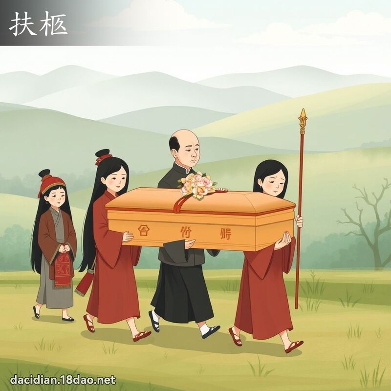 扶柩 - 国语大辞典配图