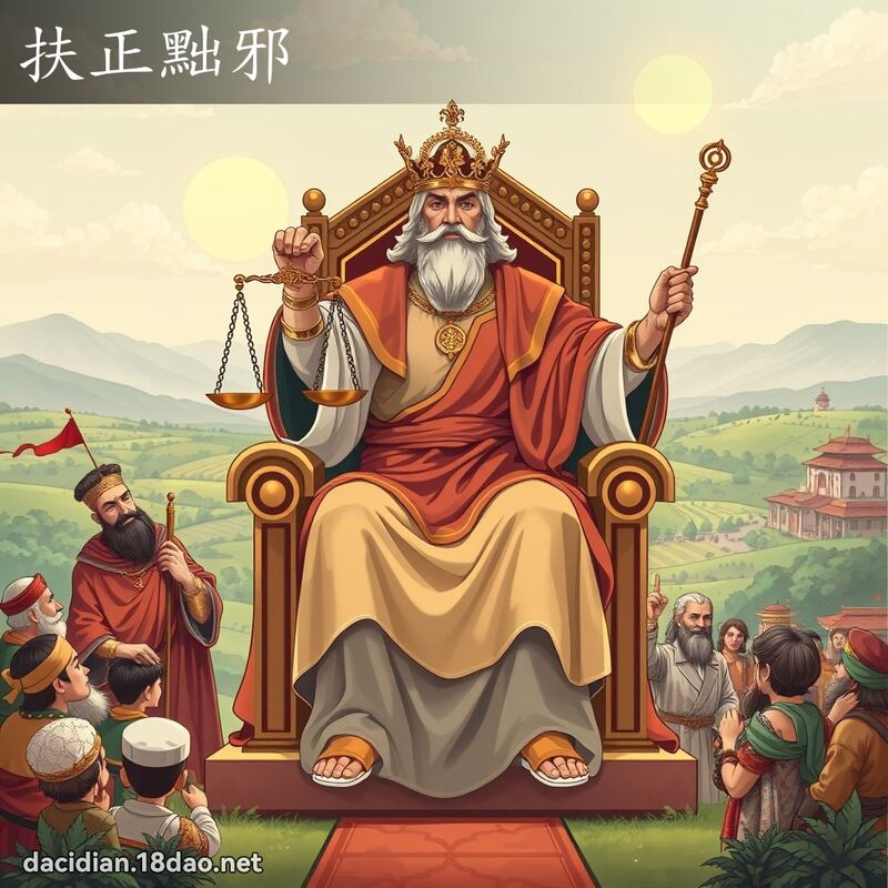 扶正黜邪 - 國語大辭典配圖