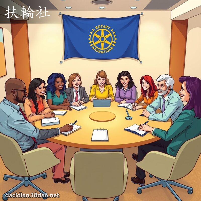 扶輪社 - 國語大辭典配圖