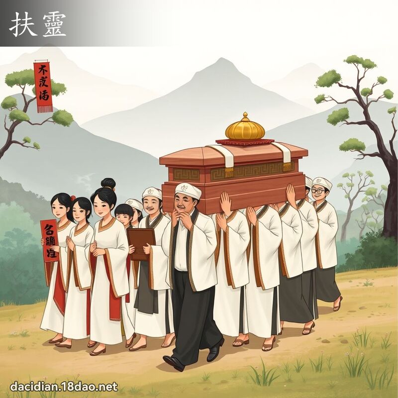 扶靈 - 國語大辭典配圖