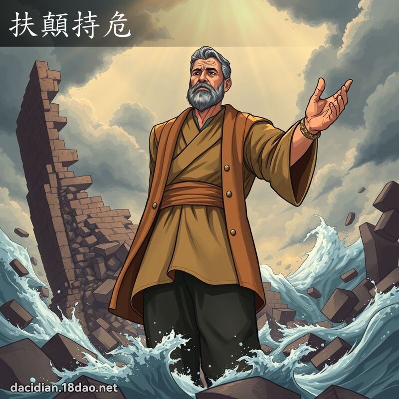 扶顛持危 - 国语大辞典配图