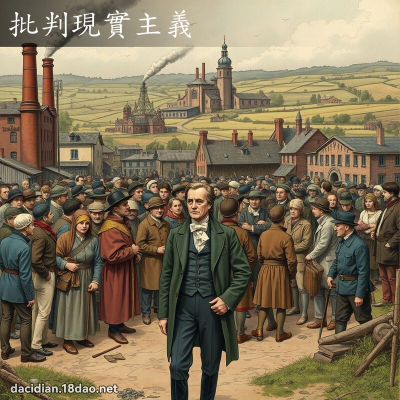 批判現實主義 - 國語大辭典配圖
