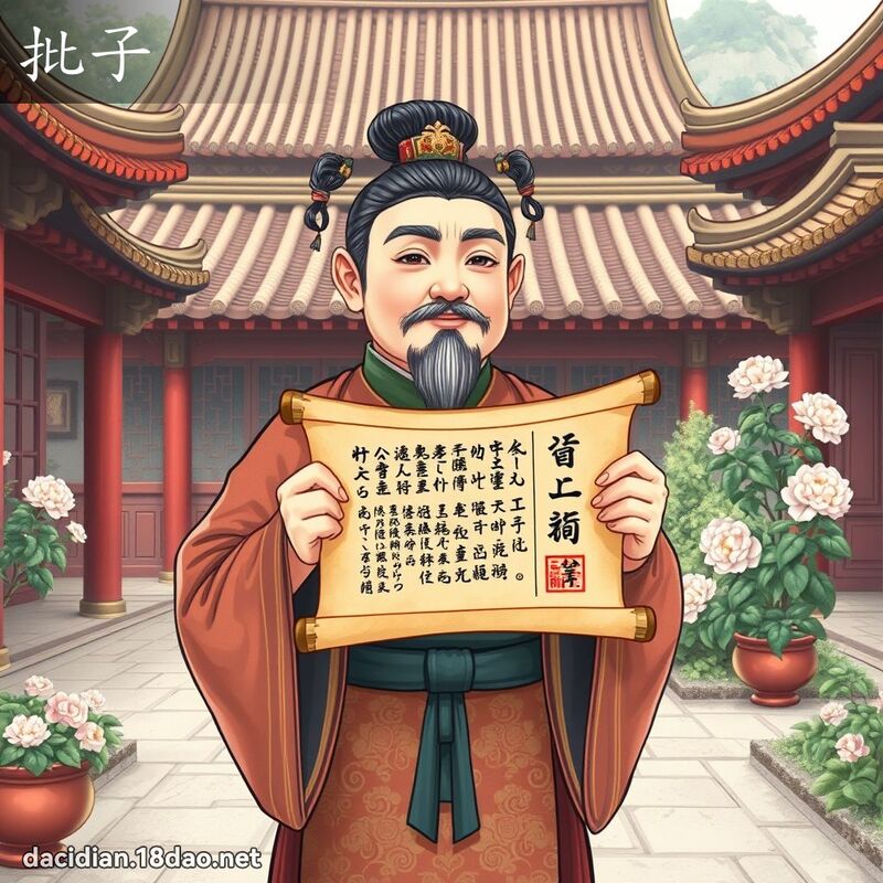 批子 - 国语大辞典配图