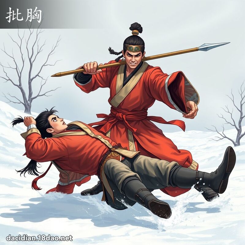 批胸 - 國語大辭典配圖