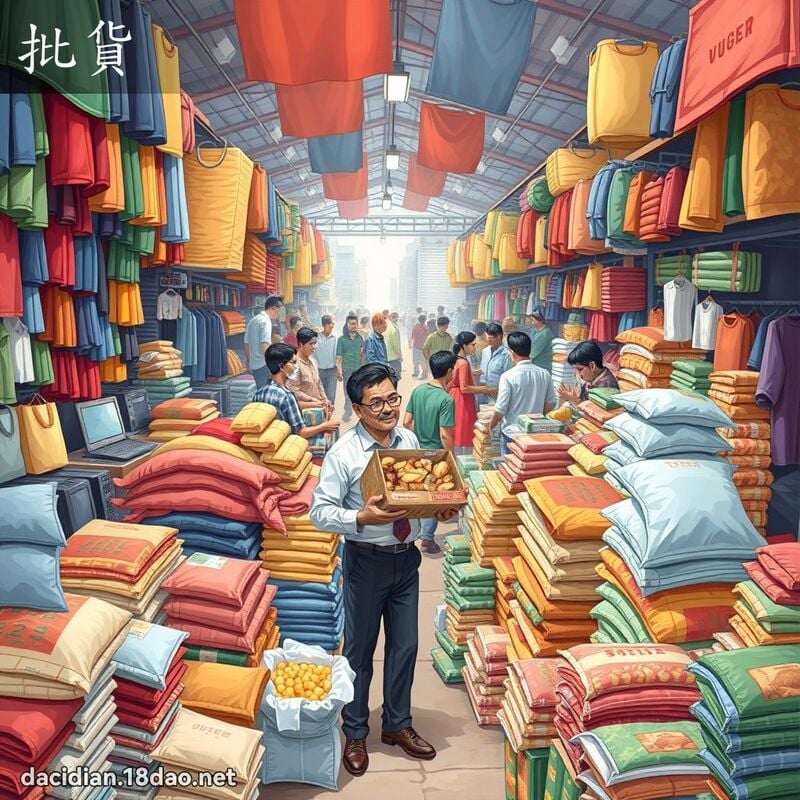 批貨 - 國語大辭典配圖