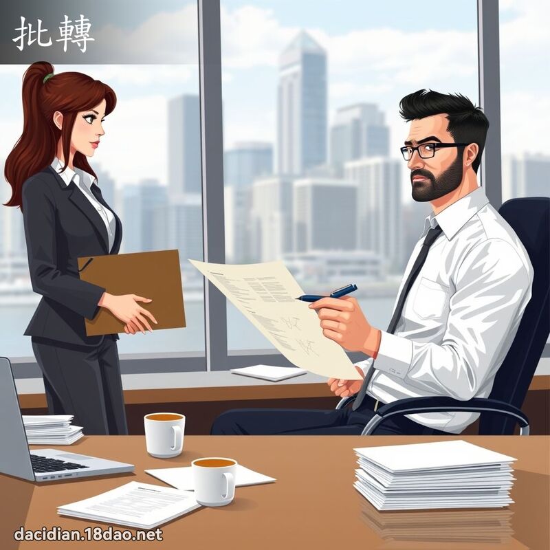 批转 - 国语大辞典配图