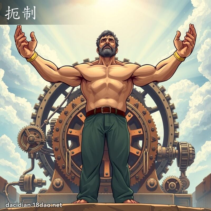 扼制 - 國語大辭典配圖