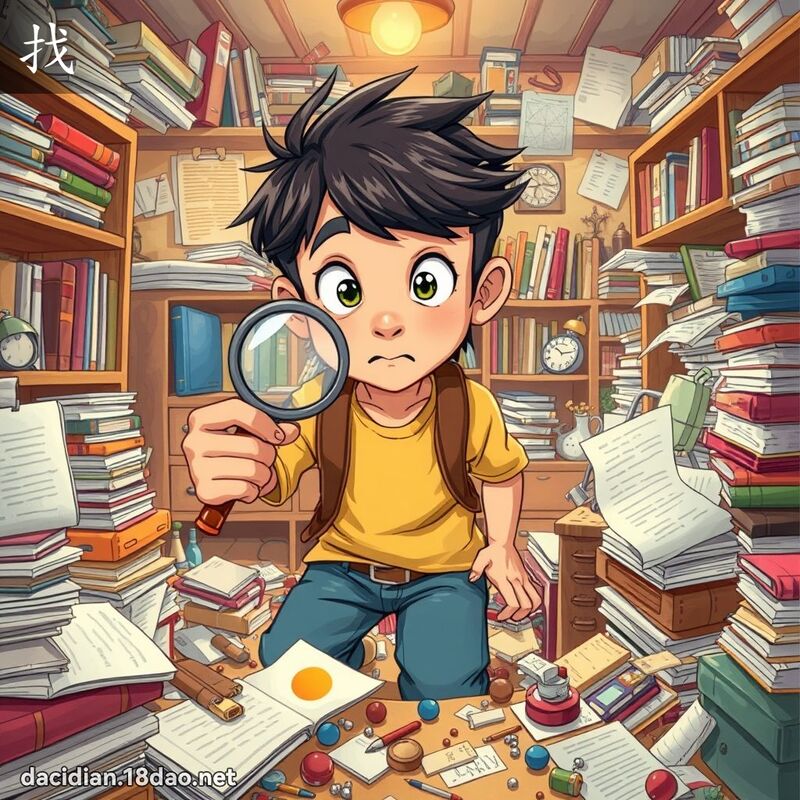 找 - 国语大辞典配图