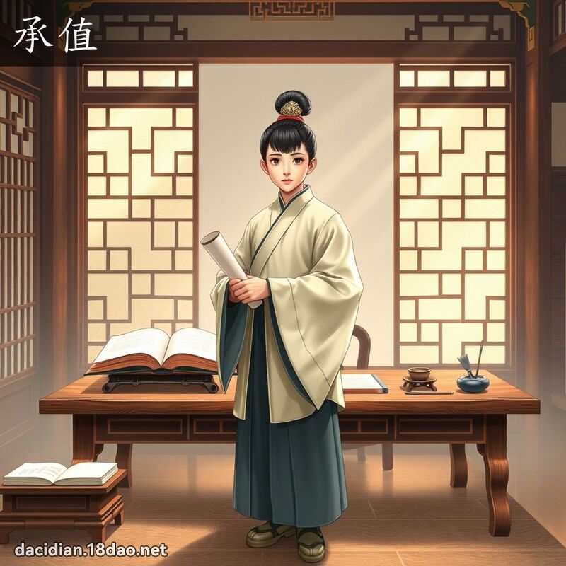 承值 - 國語大辭典配圖