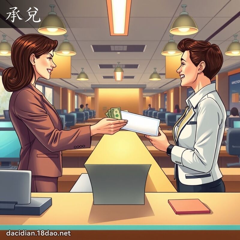 承兑 - 国语大辞典配图