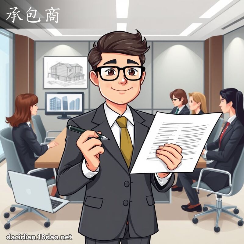 承包商 - 國語大辭典配圖