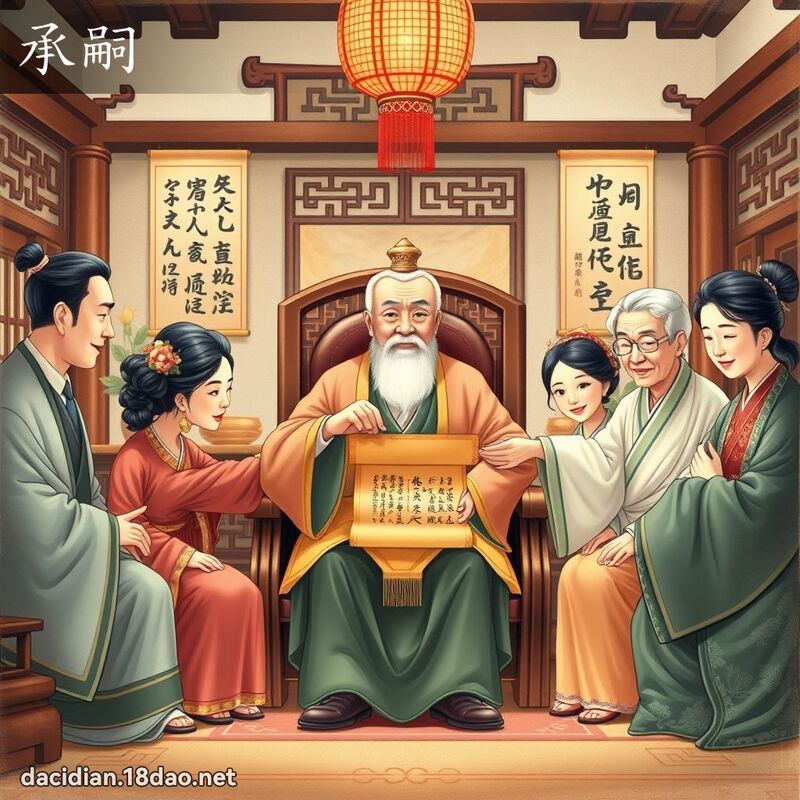 承嗣 - 国语大辞典配图