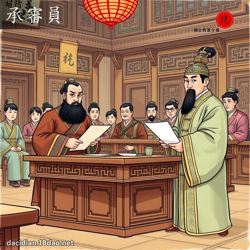 承审员 - 国语大辞典配图