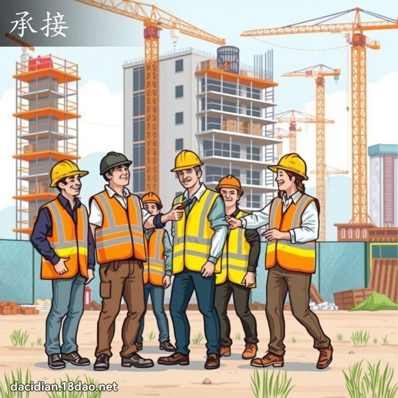 承接 - 国语大辞典配图