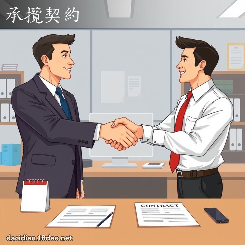 承攬契約 - 國語大辭典配圖