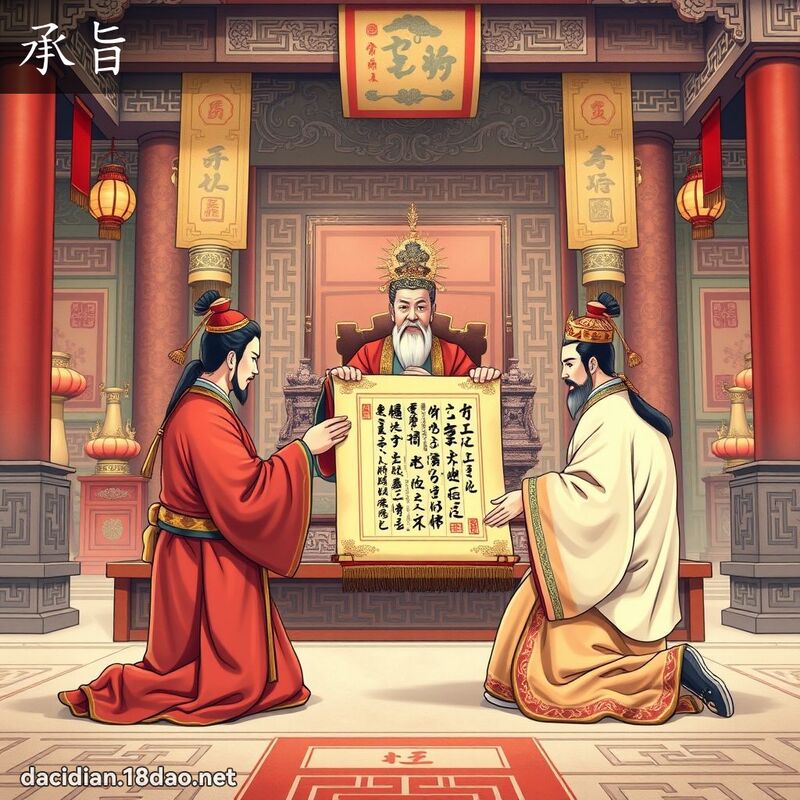 承旨 - 国语大辞典配图