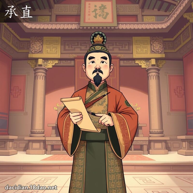 承直 - 國語大辭典配圖