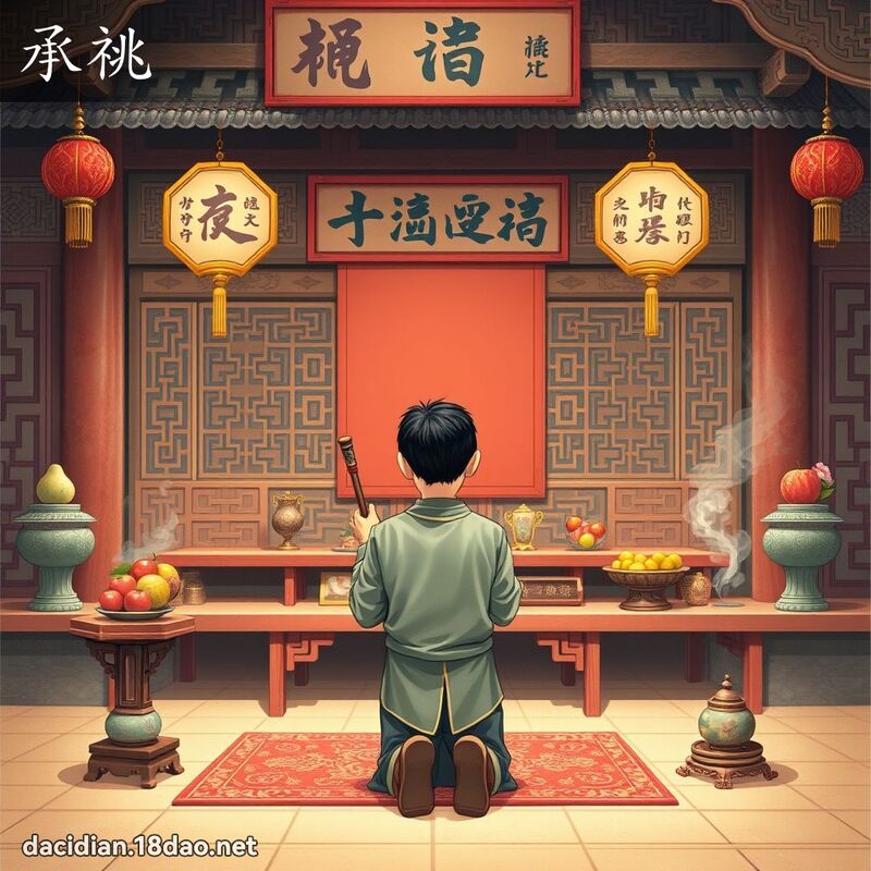 承祧 - 国语大辞典配图