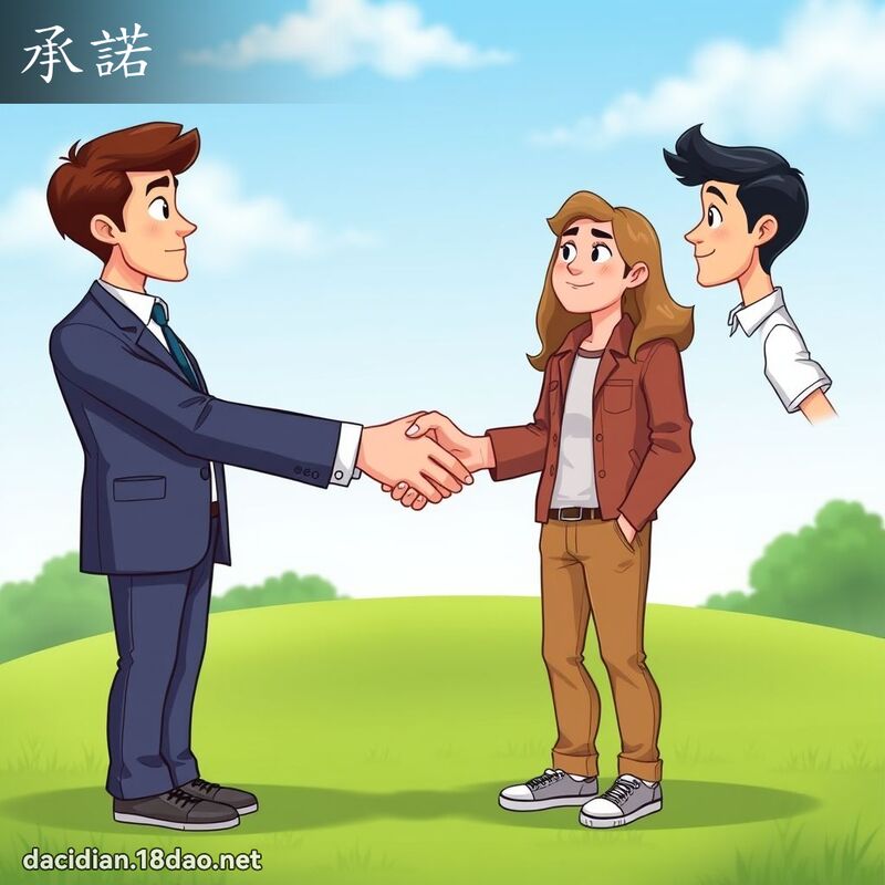 承诺 - 国语大辞典配图