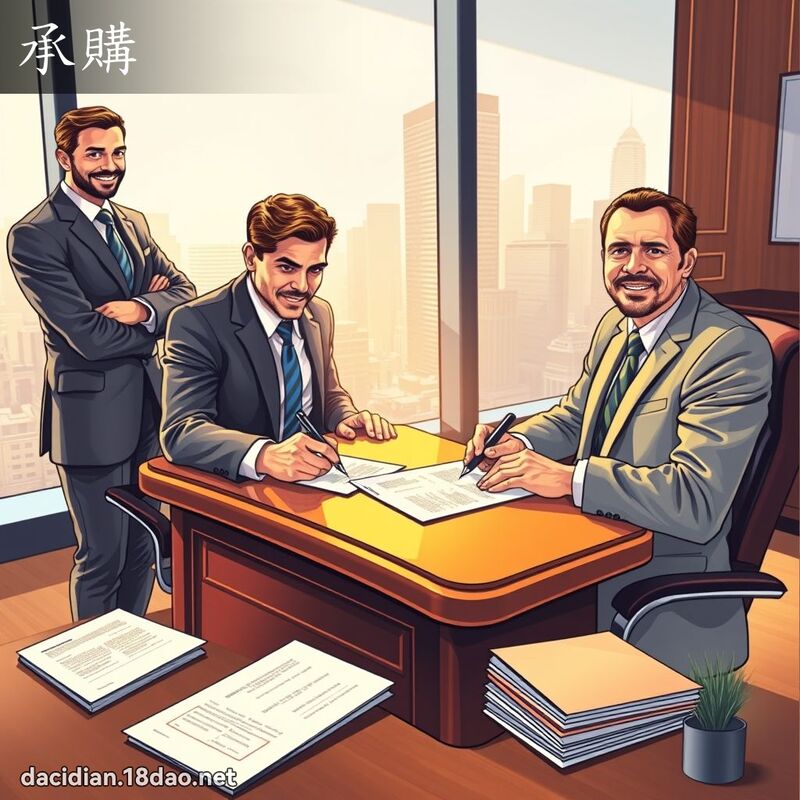 承購 - 國語大辭典配圖