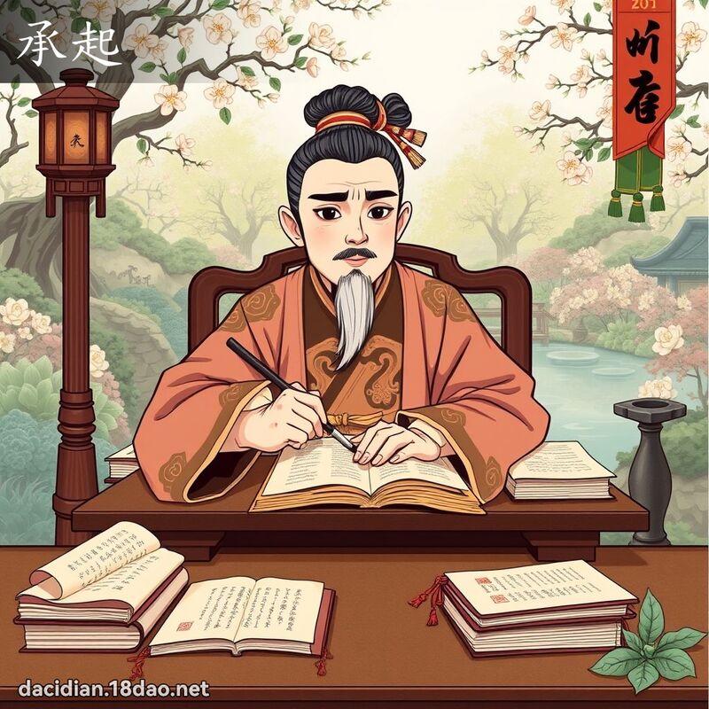 承起 - 國語大辭典配圖